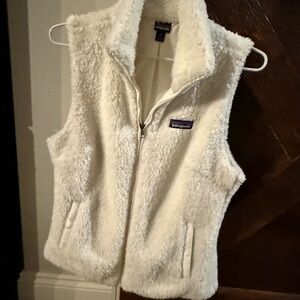 Patagonia Los Gatos White Fleece Vest